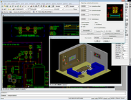 progeCAD Professional 2009 DWG CAD screenshot